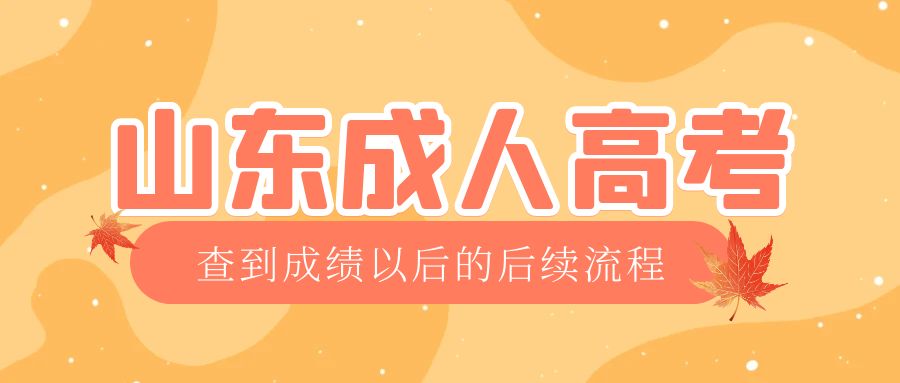 招远成考查完成绩以后做什么，招远成考网